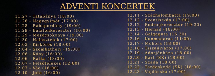 László Attila koncertek 2025