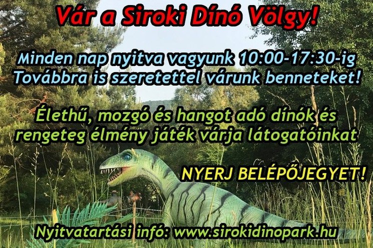 Sirok programok 2025. Események, rendezvények
