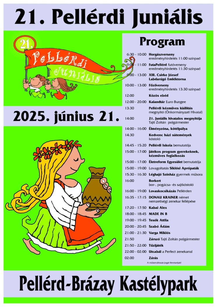 Pellérdi Juniális 2025