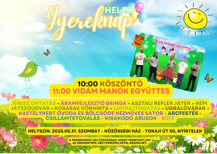 Gyermeknap Nyírtelek 2025