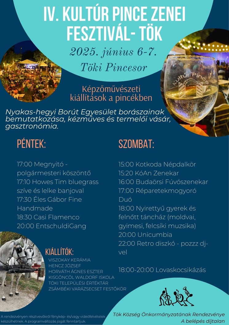 Kultúr Pince Zenei Fesztivál 2025Tök