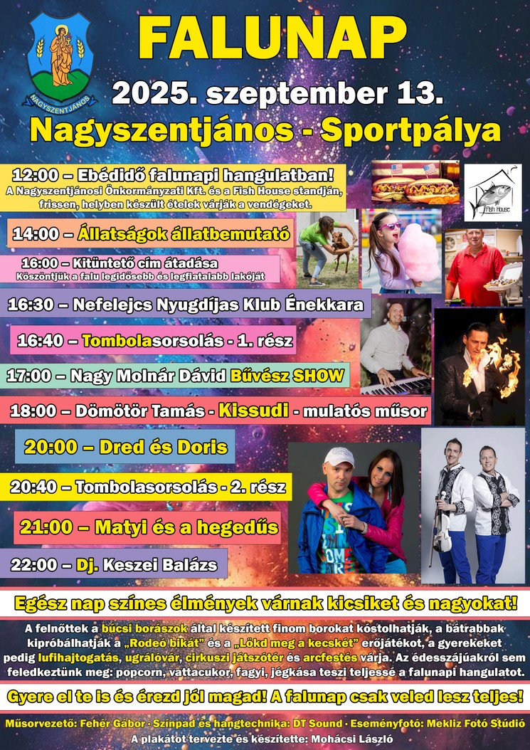 Nagyszentjános Falunap 2025