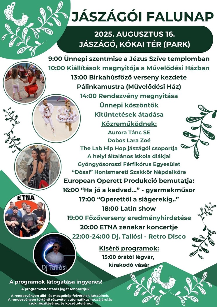 Jászágó Falunap 2025