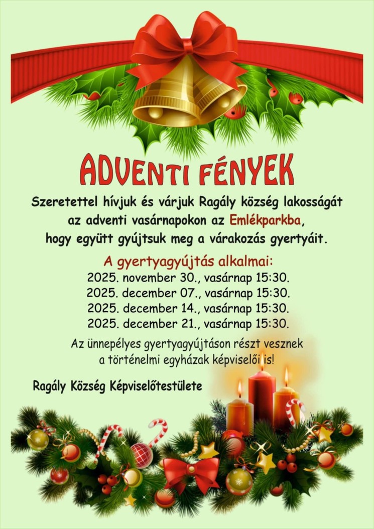 Ragályi Advent 2025