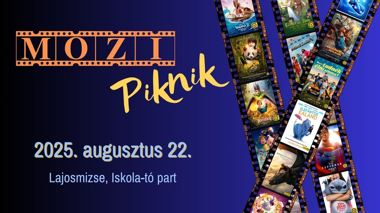 Lajosmizse Mozi 2025. Mozipiknik az Iskola-tónál