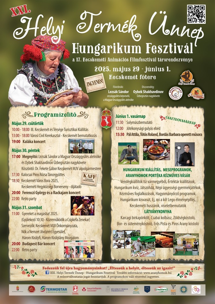 Aranyhomok Kistérségfejlesztési Egyesület programok 2025