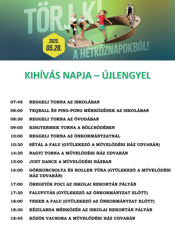 Kihívás Napja Újlengyel 2025