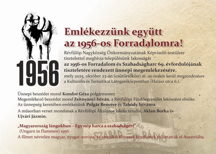 Révfülöpi programok 2025. Események, rendezvények