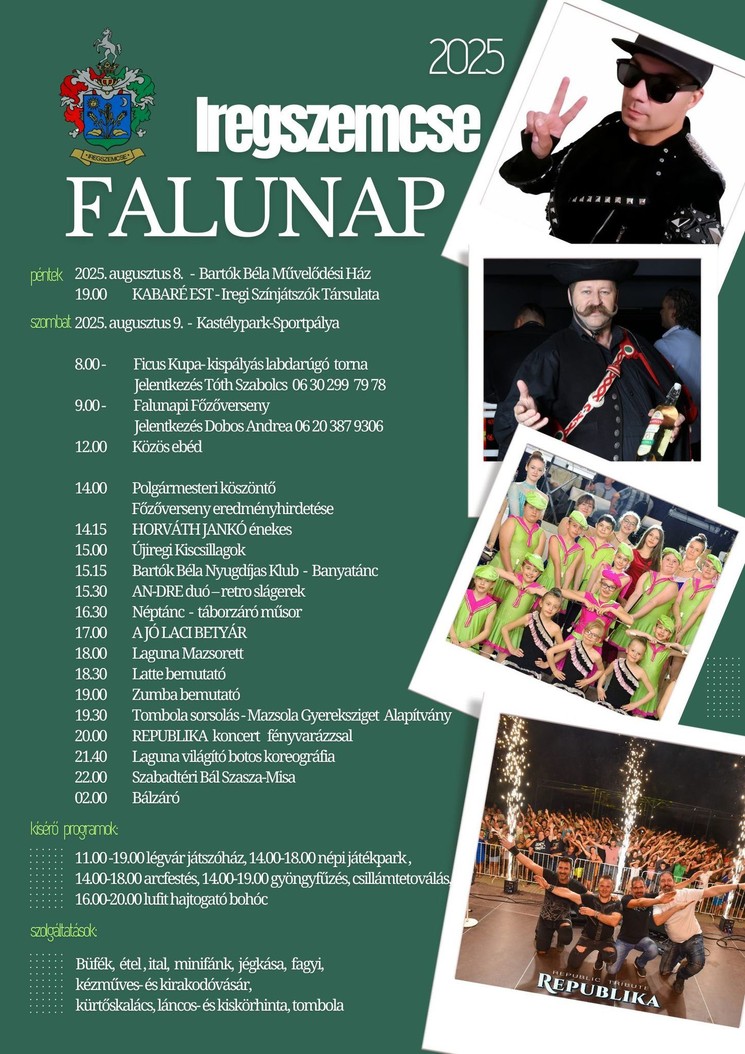 Iregszemcse Falunap 2025