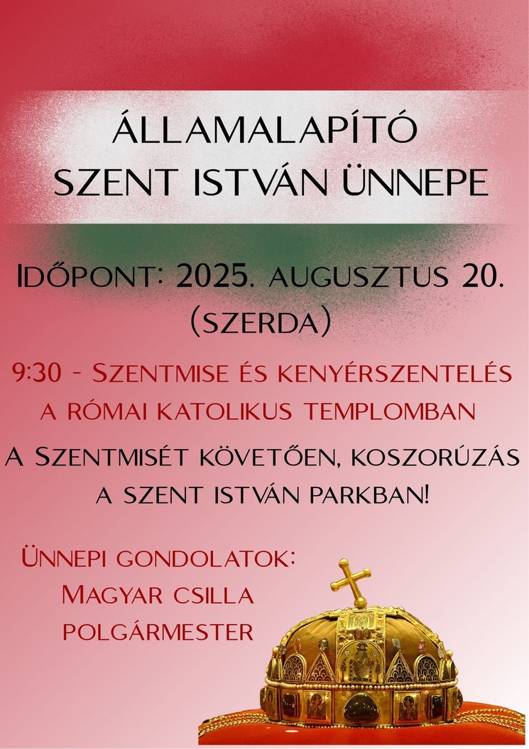 Szent István- nap Kisköre 2025