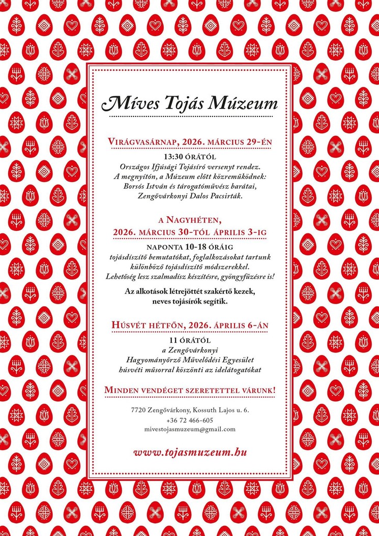 Zengővárkony programok 2026 - Események, rendezvények, fesztiválok