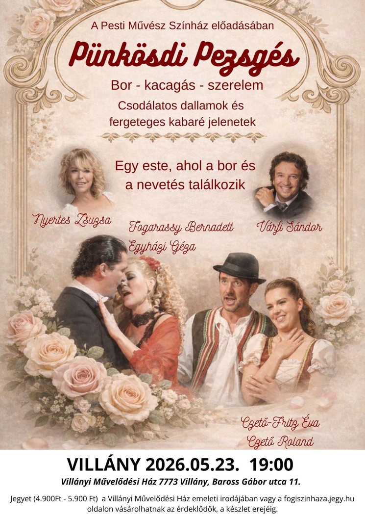 Pünkösdi hétvége Villány 2026 -  Hagyomány, bor és kulturális élmények