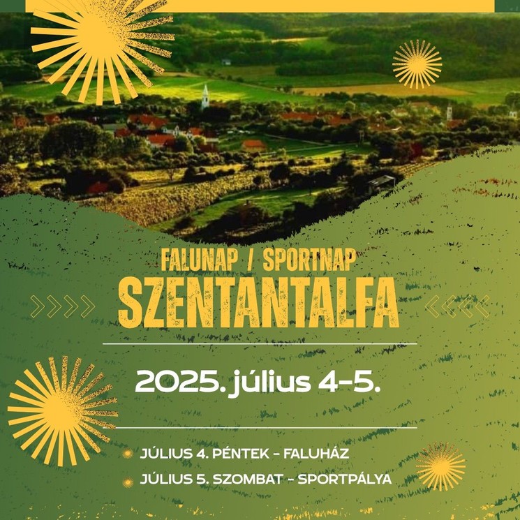 Szentantalfai Falunap és Sportnap 2025