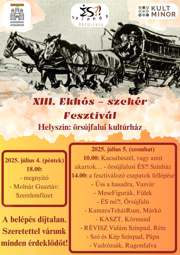 Ekhós-szekér Fesztivál 2025 Örsújfalu, Szlovákia