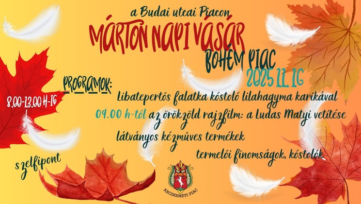 Márton-napi vásár 2025 Kecskemét