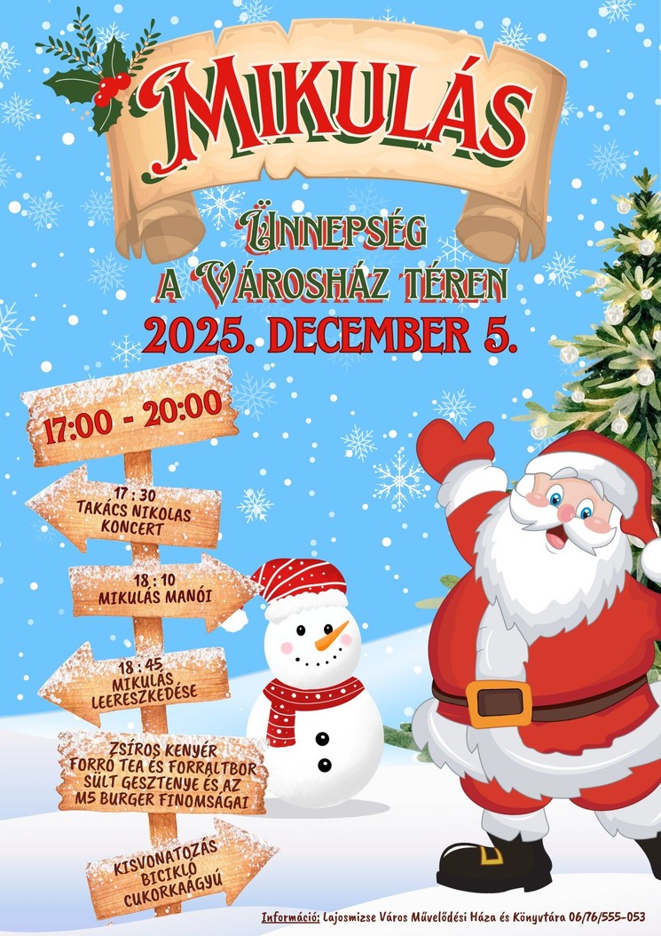 Mikulás Lajosmizse 2025