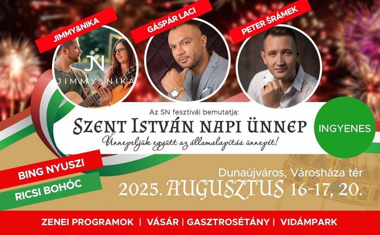 Szent István-napi ünnep 2025 Dunaújváros