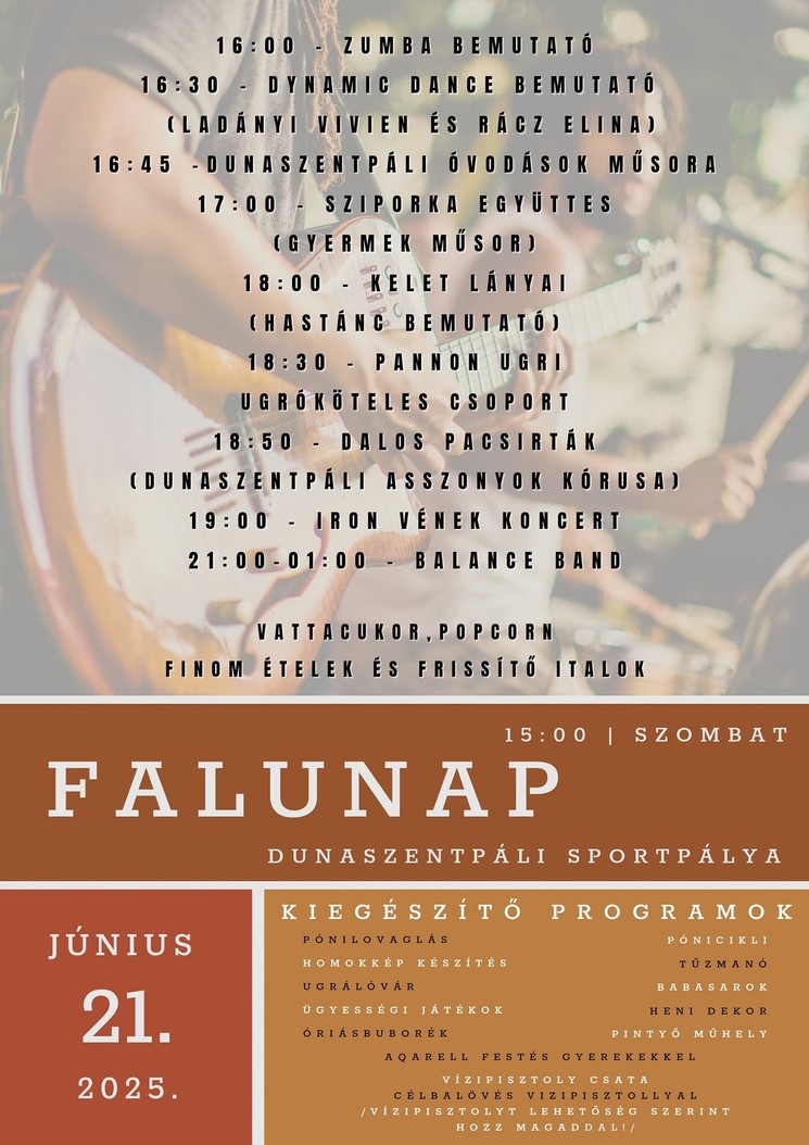 Dunaszentpál Falunap 2025