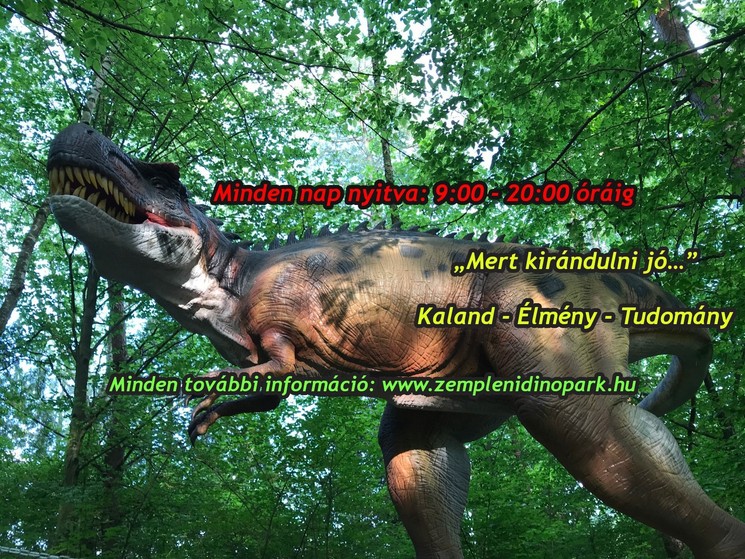 Dinó Park Sátoraljaújhelyen, egy szuper program az egész családnak játékokkal kicsiknek és nagyoknak!