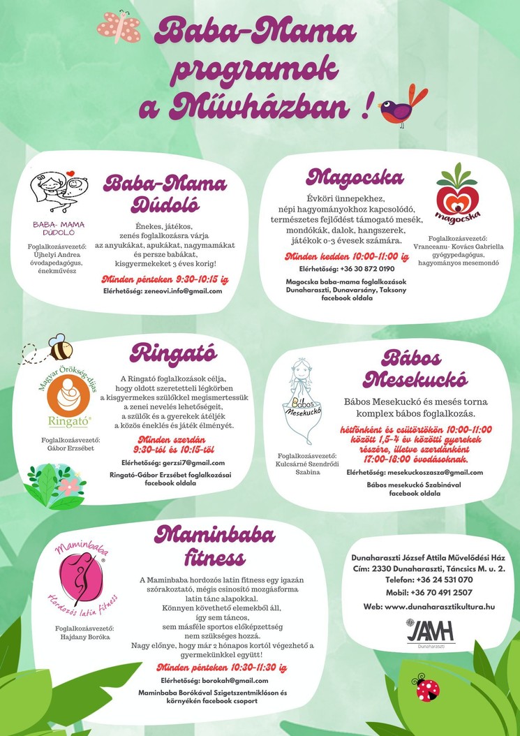 Baba-mama program Dunaharaszti 2025