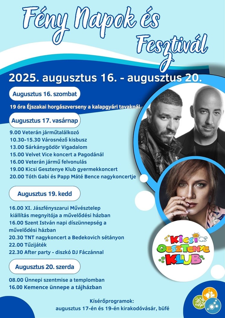 Fény Napok és Fesztivál 2025 Jászfényszaru