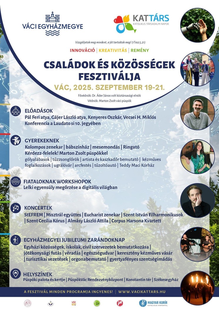 Családok és Közösségek Fesztiválja 2025 Vác