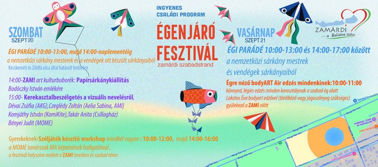 Égenjáró Nemzetközi Sárkányfesztivál 2025 Zamárdi