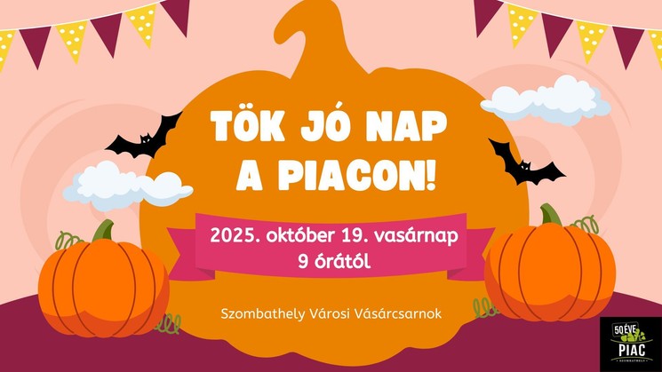 Tök jó nap Szombathely 2025. Az ősz legvidámabb programja a piacon – ne maradj le róla!