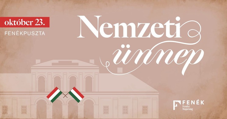 Nemzeti Ünnep Keszthelyen, 2025. október 23-án ünnepi programok a Fenékpusztai Majorságban 