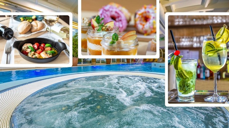 1 éjszakás wellness 2025 Harkány. Kedvezményes szombati kikapcsolódás, éjszakai wellness a Dráva Hotelben
