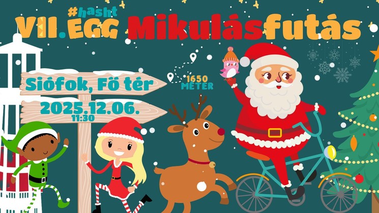Mikulásfutás Siófok 2025