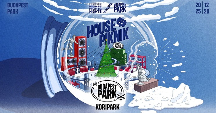 Téli House Piknik Budapest 2025. igazi téli korcsolyás buli a Budapest Park jégpályáján