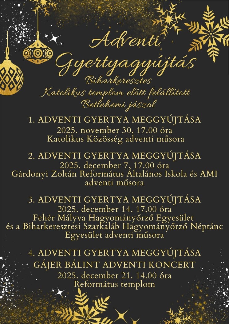 Advent Biharkeresztes 2025