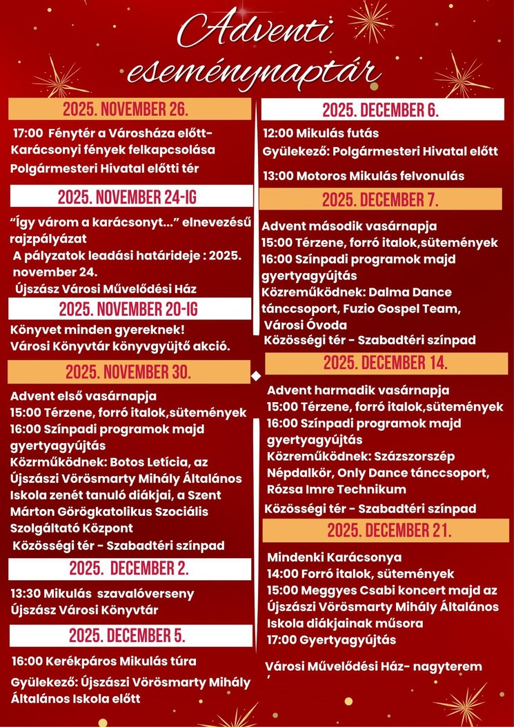 Advent Újszász 2025