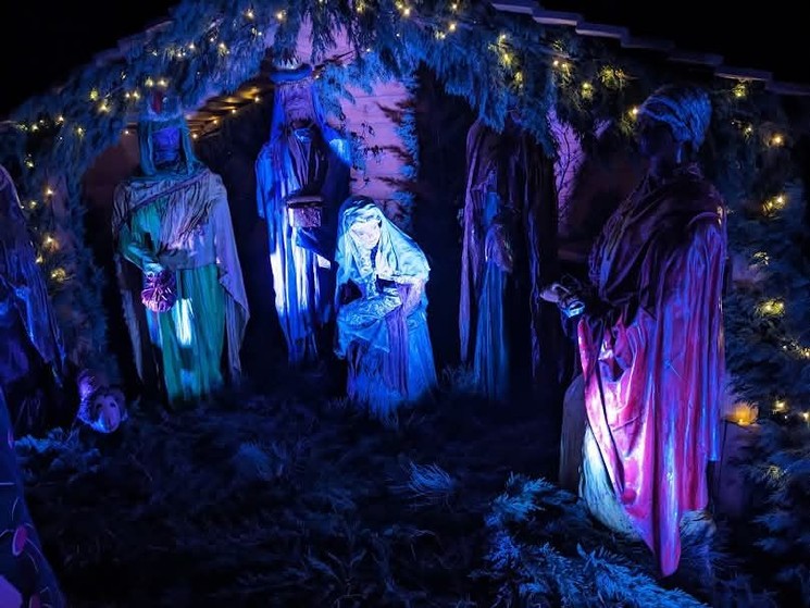 Zánkai Betlehem 2025. Különleges kézműves betlehem a Faluház udvarán