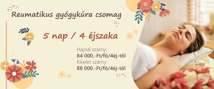 Reuma gyógyfürdő Mezőkövesden, reumatikus gyógykúra gyógyszállodánkban