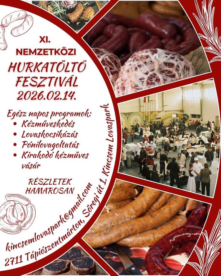 Hurkatöltő Fesztivál Tápiószentmárton 2026