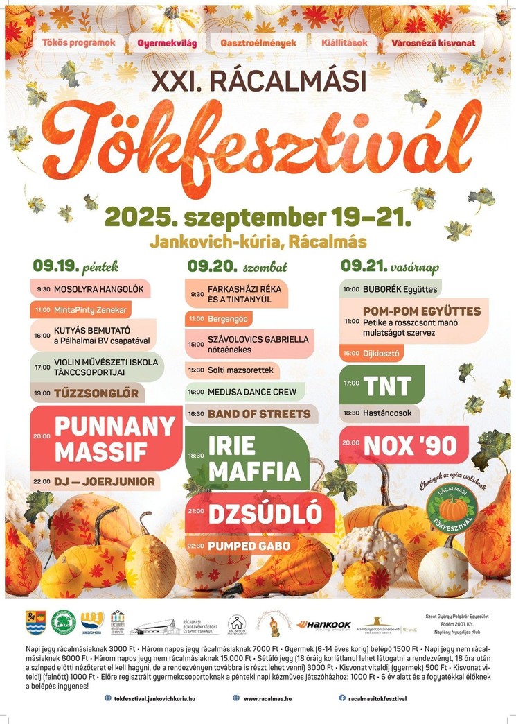 Rácalmási Tökfesztivál 2025