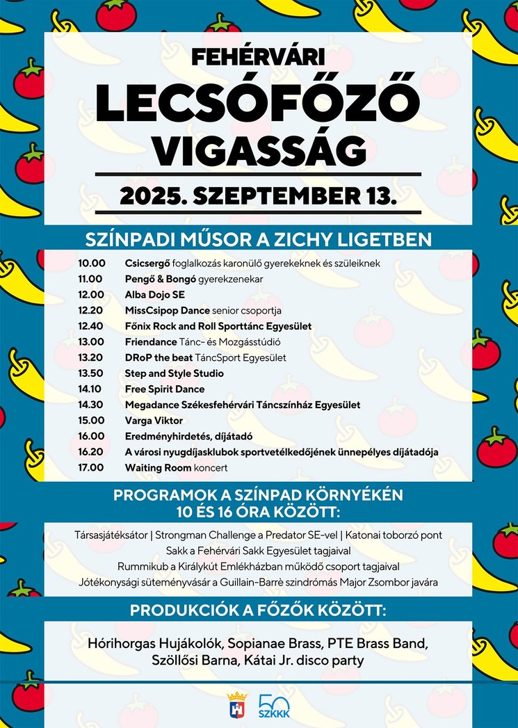 Székesfehérvári Lecsófesztivál 2025. Fehérvári Lecsófőző Vigasság