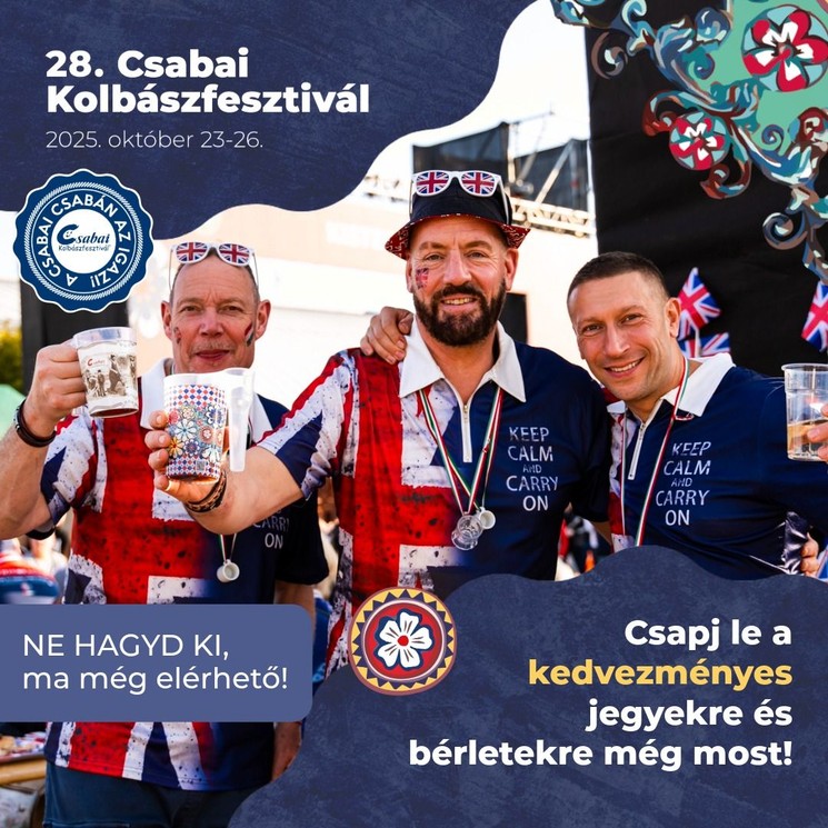 Csabai Kolbászfesztivál 2025 Békéscsaba