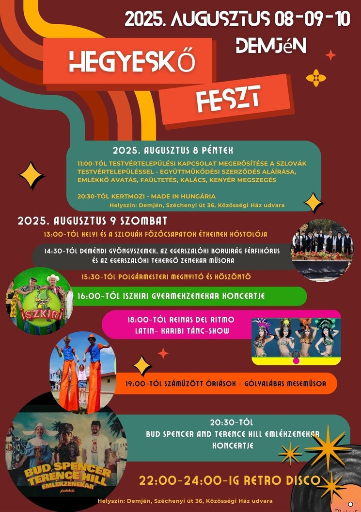 Hegyeskő Nap Demjén 2025. Hegyeskő Feszt