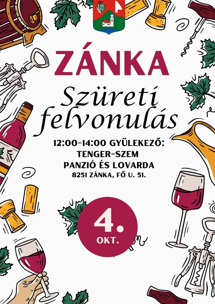 Szüreti Felvonulás és Vigadalom Zánka 2025