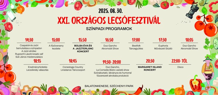 Országos Lecsófesztivál Balatonkenese 2025