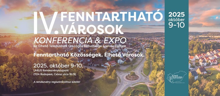 Fenntartható Városok Konferencia- és Expo 2025 Budapest