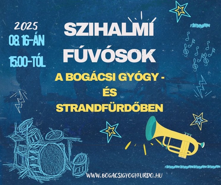 Zenés fürdőzés a borsodi Bogácsi Gyógy- és Strandfürdőben