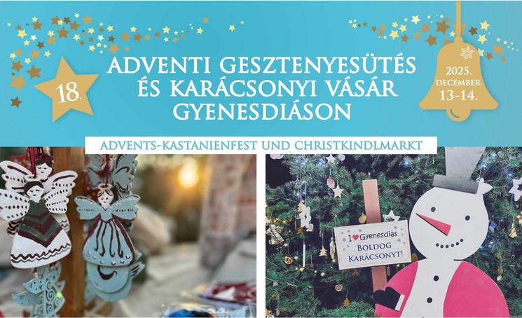 Adventi Gesztenyesütés és Karácsonyi Vásár Gyenesdiás 2025