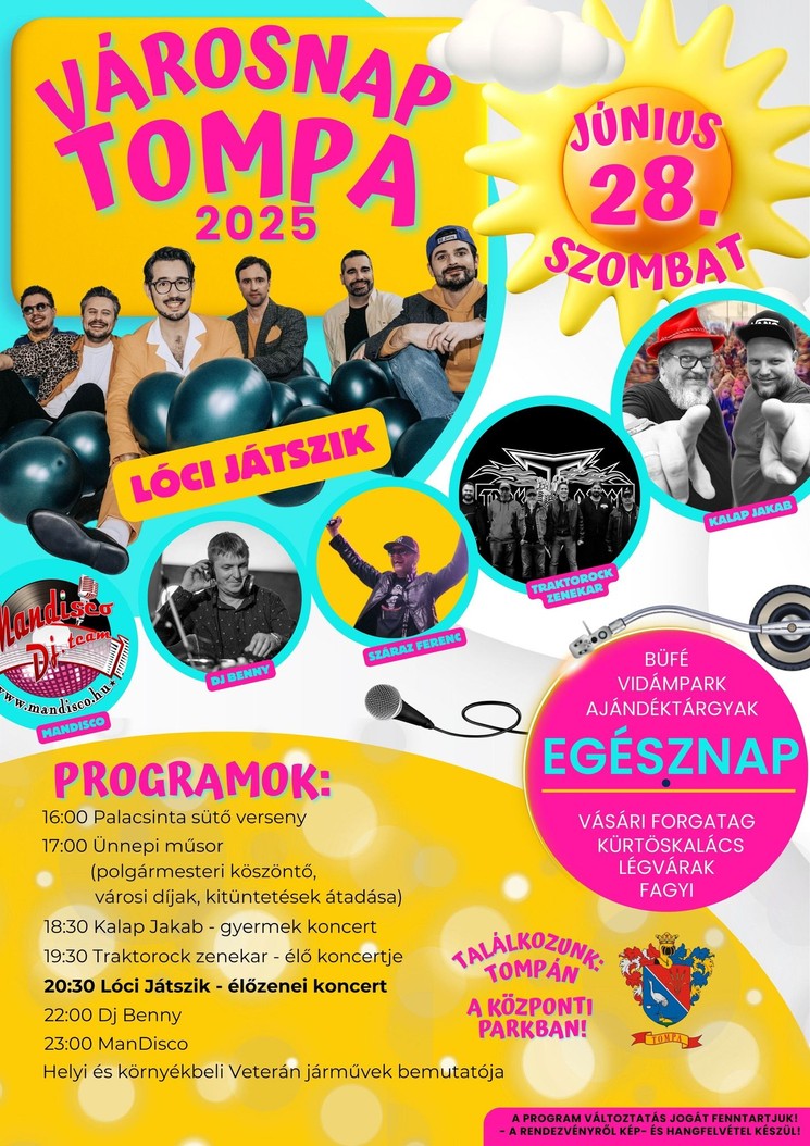 Városnap Tompa 2025