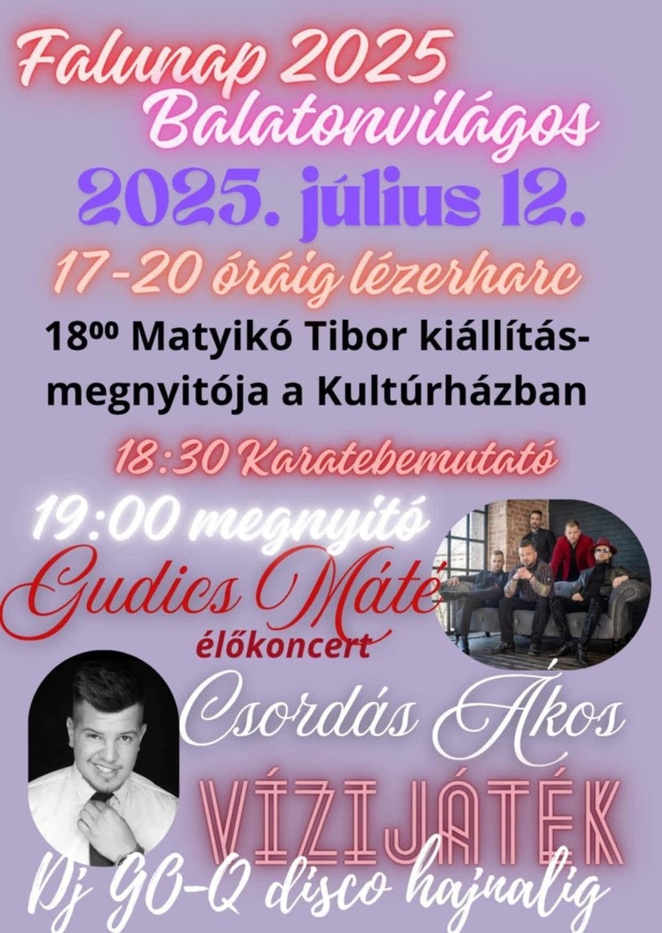 Balatonvilágos Falunap 2025