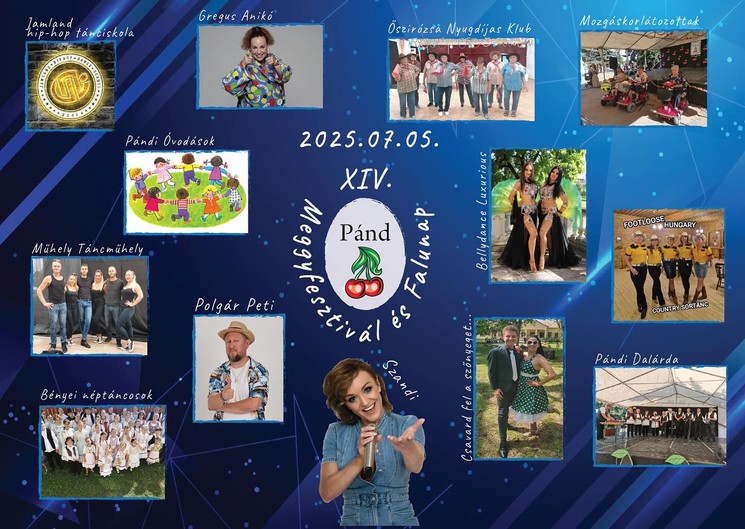 Meggyfesztivál és Falunap Pánd 2025