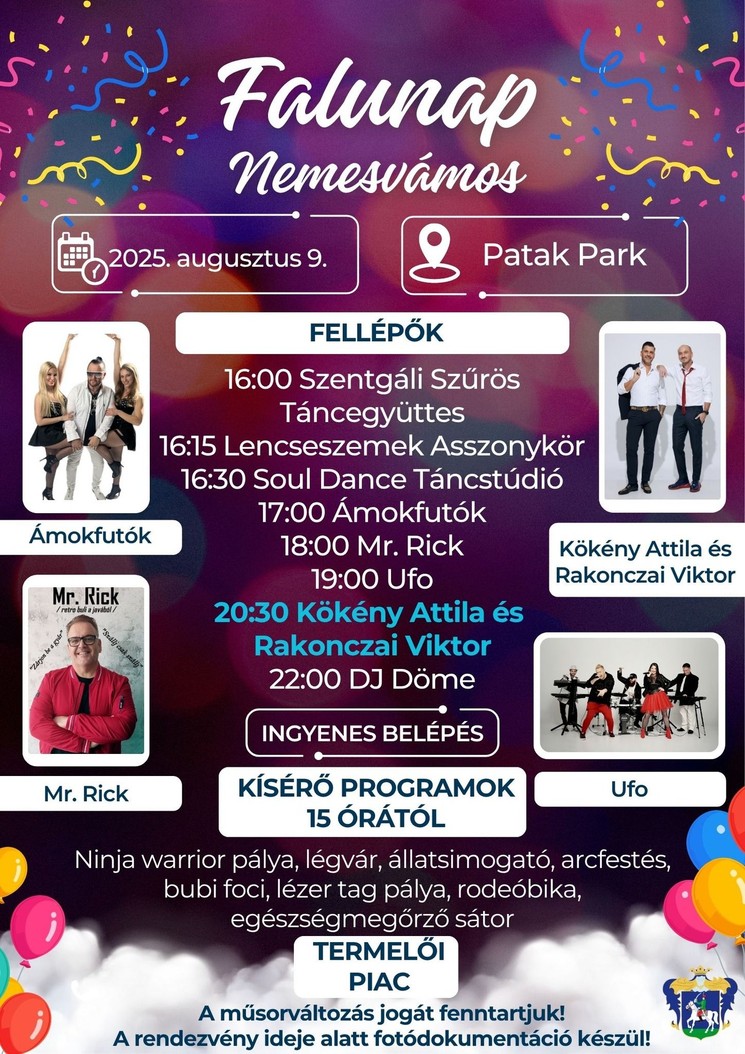 Falunap Nemesvámos 2025
